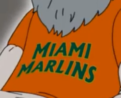 Miami Marlins Homer Simpson Baseball Jersey 