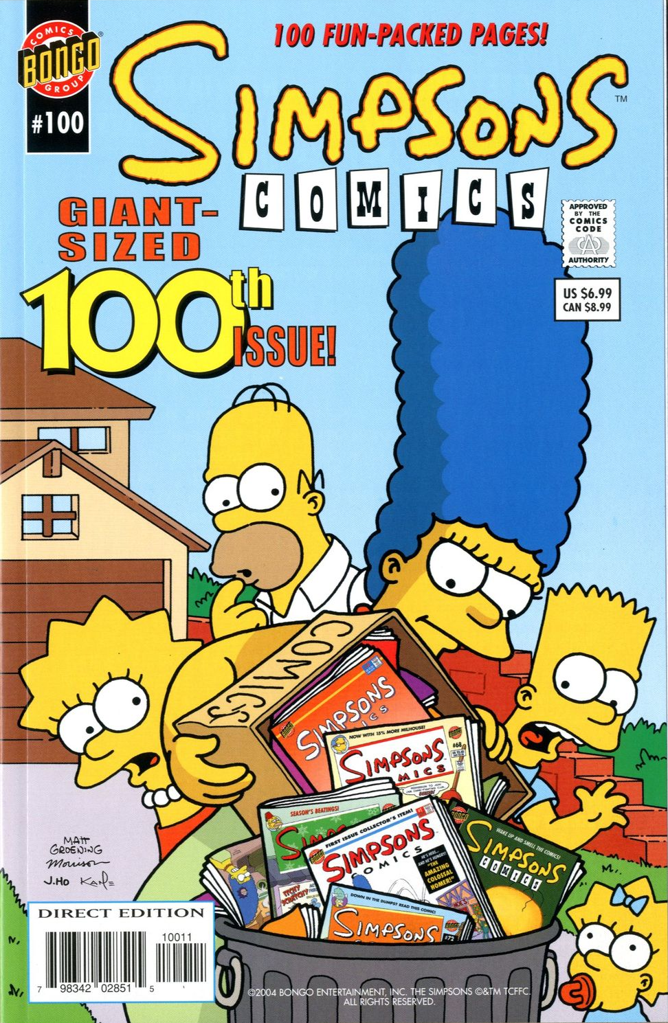 Simpsons Comics 100 Wikisimpsons The Simpsons Wiki 6287