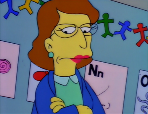 Kindergarten teacher - Wikisimpsons, the Simpsons Wiki