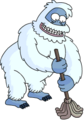 Tapped Out SnowMonster Do Some Volunteering.png