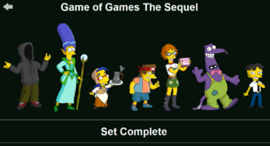 The Simpsons: Tapped Out characters/Game of Games The Sequel