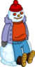 Tapped Out Homer Fever Snowman.png