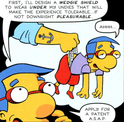 Wedgie Issue Wikisimpsons, the Simpsons Wiki