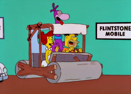 Flintstone Mobile - Wikisimpsons, the Simpsons Wiki