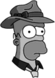 Noir Homer - Confused