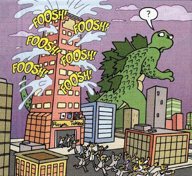 Godzilla - Wikisimpsons, the Simpsons Wiki