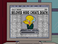 Springfield Shopper Beloved Hero Cheats Death.png