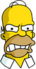 Homer - Angry Facing Camera