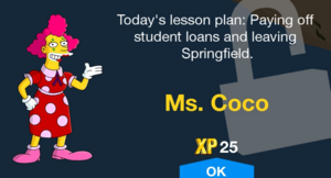 Today's lesson plan: Paying off student loans and leaving Springfield.