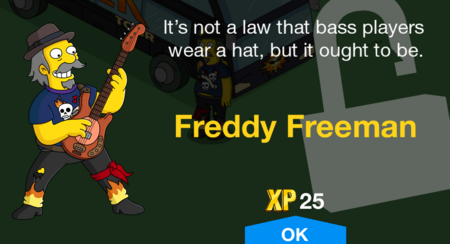 It's not a law that bass players wear a hat, but it ought to be.