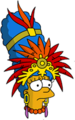 Tapped Out Mayan Marge Icon - Sad.png