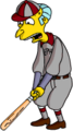 Tapped Out Softball Mr Burns Practice Swinging.png