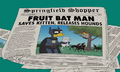 Springfield Shopper Fruit Bat Man Saves Kitten, releases Hounds.png
