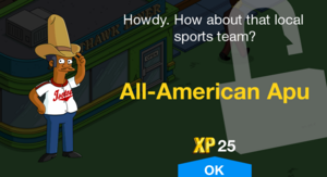 All-American Apu Unlock.png