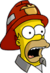 Fireman Homer - Surprised