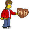 Tapped Out Teenage Homer Carve His and Marge's Name in Tree.png