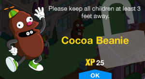 Tapped Out Unlock Cocoa Beanie.png