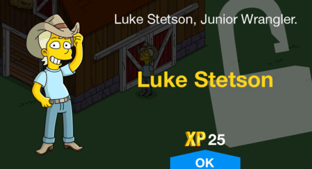 Luke Stetson, Junior Wrangler.
