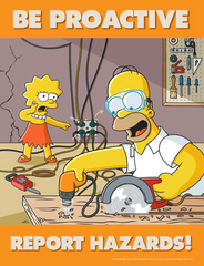 The Simpsons Safety Posters - Wikisimpsons, the Simpsons Wiki