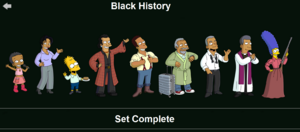 The Simpsons: Tapped Out characters/Black History