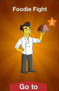 The Simpsons Tapped Out Foodie Fight Content Update Wikisimpsons The Simpsons Wiki
