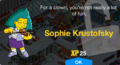 Tapped Out Sophie Krustofsky Unlock.png