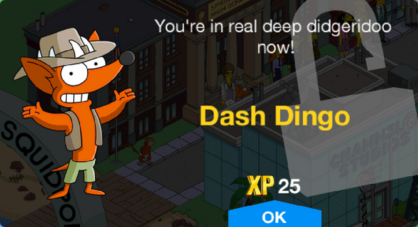 Dash Dingo - Wikisimpsons, the Simpsons Wiki