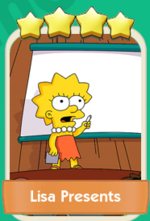 Monopoly Go! Lisa Presents Sticker.png