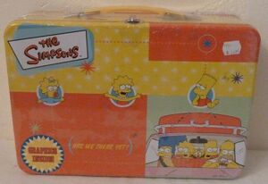 simpsons metal lunch box