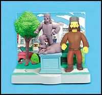 Burns Bart Homer Action Figure for sale online Playmates Toys Springfield Cemetery Treehouse of Horror Ned