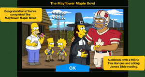 The Mayflower Maple Bowl End Screen.png