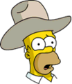 Tapped Out Cowboy Homer Icon - Confused.png