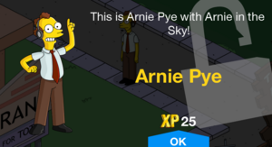 This is Arnie Pye with Arnie in the Sky!