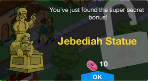 Tapped Out Jebediah Statue Unlock.png