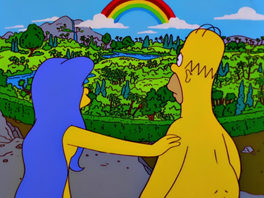 the garden of eden simpsons