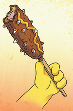 Homer's Dine-O-Vations-Candy Corn Dogs.png