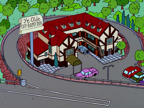 Ye Olde Off-Ramp Inn - Wikisimpsons, the Simpsons Wiki