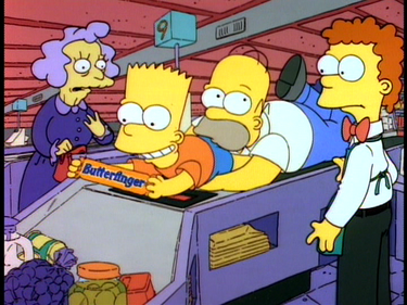 The Last Butterfinger - Wikisimpsons, The Simpsons Wiki