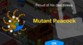Tapped Out Mutant Peacock Unlock.png