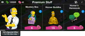 Tapped Out Summer Donuts Offer in Premium Stuff.png