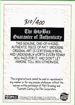 310 Art DeBart Sketch Card (Skybox 1993) back.jpg
