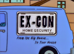 Ex-Con Home Security - Wikisimpsons, the Simpsons Wiki