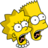 Bart and Lisa - Scream