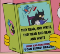 Itchy and Scratchy 'I Can Bleed' Reader.png