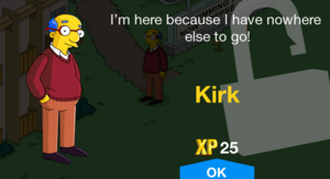 I'm here because I have nowhere else to go!