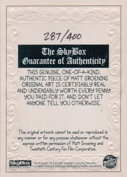 287 Art DeBart Sketch Card (Skybox 1993) back.jpg