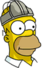 Homer - Codpiece on Head