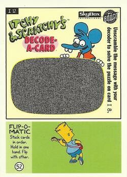 I12 Fun Card - Read Itchy's Mind (Skybox 1994) back.jpg