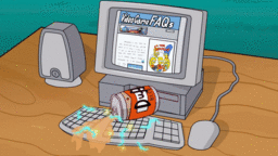 The Simpsons Game-Simpsons go back into the Game Engine.gif