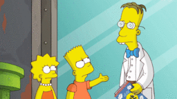 The Simpsons Game-Stubborn Ape captures Frink.gif